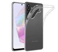 TECHGEAR Coque Galaxy A35 5G / A35 [AirFlex] Crystal Clear Slim & Light Protective, Flexible Soft Gel/TPU Cover with Soft Touch Keys Compatible avec Samsung Galaxy A35 5G (Super Transparent)