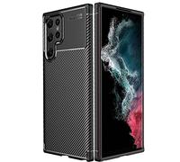 TECHGEAR Coque Galaxy S22 Ultra 5G [Case CarbonFlex] Coque Premium, Souple, Antichoc, Slim Fit, Effet Fibre de Carbone, conçu pour Samsung Galaxy S22 Ultra