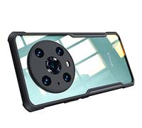 TECHGEAR Coque Honor Magic 4 Pro 5G [Fusion Armour] Mince et léger, Robuste Antichoc Coque, Gel Bumper et Coque Arrière Dure, Coque Compatible avec Honor Magic 4Pro 5G [Noir]