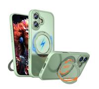 TECHGEAR Coque pour iPhone 17 de 6,1" avec anneau magnétique, protection arrière transparente, protection d'appareil photo et écran, compatible MagSafe pour Apple iPhone 17 (vert menthe)