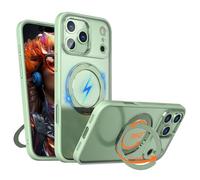 TECHGEAR Coque pour iPhone 17 Pro avec anneau magnétique, protection fine et résistante aux chocs, dos transparent, protection d'appareil photo et écran, compatible MagSafe pour Apple iPhone 17 Pro