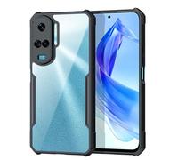 TECHGEAR Coque rigide pour Honor 90 Lite 5G [Fusion Armour] Coque hybride de protection robuste avec dos transparent conçu pour Honor 90 Lite 5G - Noir