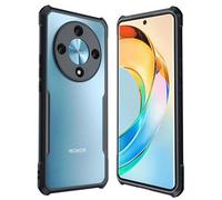 TECHGEAR Coque Rigide pour Honor Magic 6 Lite 5G [Fusion Armour] Coque de Protection Hybride Robuste et Robuste avec Dos Transparent conçue pour Honor Magic 6 Lite 5G - Noir