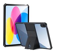 TECHGEAR Coque robuste pour Apple iPad 10,9" 2022/iPad 10 (10e génération) - Coque de protection hybride robuste avec support, protection robuste avec dos transparent