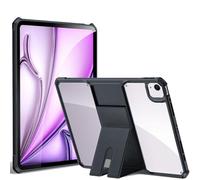 TECHGEAR Coque robuste pour Apple iPad Air 13" 2024 (M2) - Coque de protection hybride robuste avec support, protection robuste avec dos transparent