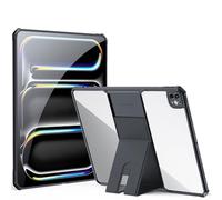 TECHGEAR Coque robuste pour Apple iPad Pro 13" 2024 (M4) - Coque de protection hybride robuste avec support - Protection robuste avec dos transparent
