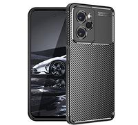 TECHGEAR Coque Xiaomi Redmi Note 12 [Case Stealth] Coque de Protection en TPU Souple, Antichoc Ultra Mince et Souple avec détails en Fibre de Carbone Conçue pour Xiaomi Redmi Note 12