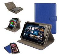 TECHGEAR® [Cosmic (8) Étui Universel pour Tablettes Toshiba Encore 2 8" [WT8-B-102] - 360 Degrés de Rotation, Housse Amovible avec Stand de Visualisation (Bleu)