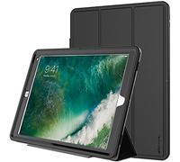 TECHGEAR D-Fence Étui pour iPad Pro 12.9 2017/2015, Housse Coque Rigide, Protection Anti-Choc avec Support/Protection Écran Amovible Compatible pour iPad Pro 12.9 2017/2015 [Noir Entier]