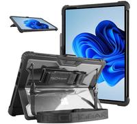 TECHGEAR DuraTUFF Coque pour Microsoft Surface Pro 8 [compatible clavier Signature] Coque résistante aux chocs avec dragonne, bandoulière, support et porte-stylo
