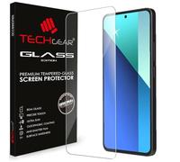 TECHGEAR Édition en verre trempé pour Xiaomi Redmi Note 13 Pro 5G, bords arrondis 2,5D, dureté 9H, clarté cristalline, résistant aux rayures, sans bulles