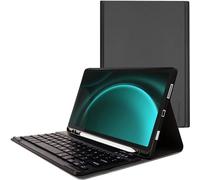 TECHGEAR Étui avec Clavier pour Samsung Galaxy Tab S9 FE 10,9" (séries SM-X510, SM-X516) [Strike Folio PU Cuir Stand Case avec Clavier QWERTY Britannique sans Fil Bluetooth Amovible (Noir)