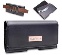 TECHGEAR Étui en cuir PU avec blocage RFID et clip ceinture et boucle pour Samsung Galaxy A14, A22, A05s, A04s, XCover 7, 7 Pro, 6 Pro, Honor X7a/X7, Moto G15 E15 G05 G35 G56 G86