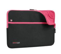 TECHGEAR Étui, Housse, Sacoche de Protection Zippée en Néoprène avec Intérieur Anti-Choc à Bulles Compatible pour iPad Pro 12.9, Samsung Pro 12.2, Book 12", Surface Pro 2017/4 / 3/2 [Rose]
