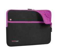 TECHGEAR Étui, Housse, Sacoche de Protection Zippée en Néoprène avec Intérieur Anti-Choc à Bulles Compatible pour iPad Pro 12.9, Samsung Pro 12.2, Book 12", Surface Pro 2017/4 / 3/2 [Violet]