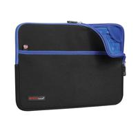 TECHGEAR Étui, Housse, Sacoche de Protection Zippée en Néoprène avec Intérieur Anti-Choc à Bulles Compatible pour iPad Pro 12.9, Samsung Pro 12.2, Book 12", Surface Pro 2017/4 / 3/2 [Bleu]