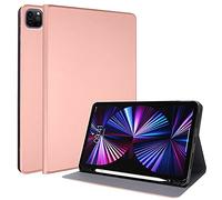 TECHGEAR Étui Intelligent pour iPad Pro 11 2021 [Compatible Crayon] Coque Fine avec Support Pliable et Protection des Coins [Mise en Veille/réveil Automatique] pour iPad Pro 11" 3ème génération