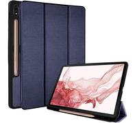 TECHGEAR Étui intelligent pour Samsung Galaxy Tab S9 11" version 2023 (SM-X710 / SM-X716) - Étui fin en cuir synthétique avec support et protection des coins [veille/réveil automatique] Support en TPU