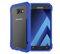 TECHGEAR Fusion Armour Coque Protective Solide Svelte Anti-Choc Compatible pour Samsung Galaxy A3 2017 (Séries SM-A320) (Bleu/Givré)