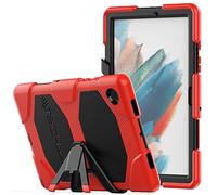 TECHGEAR G-Shock Étui pour Samsung Galaxy Tab A8 2021 10.5 (SM-X200 / SM-X205) Coque Rigide, Haute Protection Anti-Choc avec Support Amovible, Housse pour Enfants Écoles Ouvriers Bâtiments - Vert