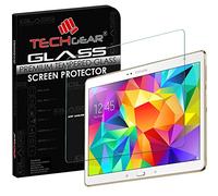 TECHGEAR Galaxy Tab S 10.5 Pouces Verre, Protecteur Ecran Original en Verre Trempé Compatible pour Samsung Galaxy Tab S 10.5 Pouces (SM-T800 / SM-T805)