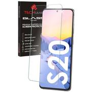 TECHGEAR Glass Edition Compatible avec Samsung Galaxy S20 / S20 5G, protection d'écran en verre trempé [bords arrondis 2,5D] [Dureté 9H] [Clarté cristalline] [Résistant aux rayures] [Sans bulles]