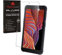 TECHGEAR GLASS Edition Compatible avec Samsung Galaxy XCover 5, Housse de protection d'écran en verre trempé [2.5D Bords Arrondis] [Dureté 9H] [Clarté Cristal] [Anti-rayures] [Anti-Bulles]