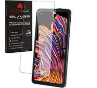 TECHGEAR GLASS Edition Compatible avec Samsung Galaxy XCover Pro (SM-G715 Séries), Housse de protection d'écran en verre trempé [2.5D Bords Arrondis] [Dureté 9H] [Clarté Cristal] [Anti-Bulles]