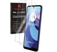 TECHGEAR Glass Edition Lot de 2 protections d'écran en verre trempé compatibles avec Motorola Moto E30, Moto E40 et Moto G22, [2,5D] [Dureté 9H] [Clarté cristalline] [Résistant aux rayures] [Sans