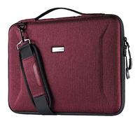 TECHGEAR Housse 12 à 13,3 Portable, Zippé Voyage Antichoc pochette Sacoche, Poignée et bandoulière Compatible avec MacBook Air 13 Macbook Pro 13 2021 / Pro 14 2021, Surface Pro 8/7/6/X/5/4/3 tablette