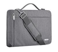 TECHGEAR Housse de protection pour ordinateur portable de 14" - Pour MacBook Air/Surface 16" MacBook Pro 14" Lenovo, Acer, Asus, Dell, HP, Chromebook - Étanche - Avec poignée - Gris