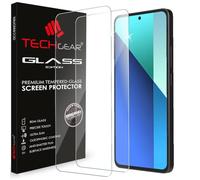 TECHGEAR Lot de 2 Films de Protection d'écran en Verre trempé pour Xiaomi Redmi Note 13, Bord Rond 2,5D, dureté 9H, clarté cristalline, résistant aux Rayures, sans Bulles.