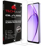 TECHGEAR Lot de 2 films protecteurs d'écran en verre trempé pour Oppo A40 / Oppo A60 5G, bords arrondis 2,5D, dureté 9H, clarté cristalline, résistant aux rayures, sans bulle