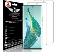 TECHGEAR Lot de 2 films protecteurs d'écran pour Honor Magic 5 Lite 5G [Screen Angel Edition] [Compatible avec coque] [Sans bulles] [Couverture complète de l'écran] Film TPU transparent flexible HD