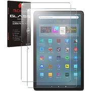 TECHGEAR Lot de 2 protections d'écran en verre trempé pour toutes les nouvelles tablettes Amazon Fire Max 11" (2023/13ème génération [dureté 9H] [clarté HD] [résistant aux rayures] [sans bulles]