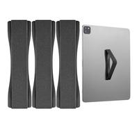 TECHGEAR Lot de 3 supports de main/doigts pour tablette - Sangle adhésive élastique universelle à coller au dos des tablettes et étuis pour iPad, Samsung Tabs, Lenovo, tablettes, appareils portables,