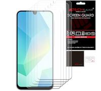 TECHGEAR Lot de 5 films de protection d'écran LCD transparents compatibles avec Samsung Galaxy A17 5G / A16 5G / A16 4G