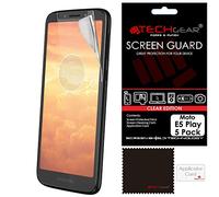 Techgear Lot de 5 films protecteurs d'écran LCD transparents pour Motorola Moto E5 Play