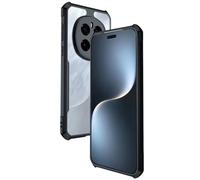 TECHGEAR Magic 7 Pro Coque rigide [Fusion Armour] Coque hybride de protection robuste avec dos transparent conçu pour Honor Magic 7 Pro 5G - Noir