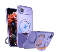 TECHGEAR MagSafe Coque pour iPhone 17 Air 6,1" avec anneau magnétique, protection fine et résistante aux chocs, dos transparent, protection d'appareil photo et d'écran, compatible avec iPhone 17 Air
