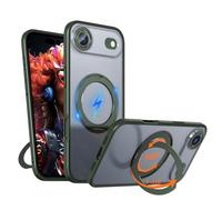 TECHGEAR MagSafe Coque pour iPhone 17 Air 6,1" avec anneau magnétique, protection fine et résistante aux chocs, dos transparent, protection d'appareil photo et d'écran, compatible avec iPhone 17 Air