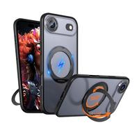 TECHGEAR MagSafe Coque pour iPhone 17 Air 6,1" avec anneau magnétique, protection fine et résistante aux chocs, dos transparent, protection d'appareil photo et d'écran, compatible avec iPhone 17 Air