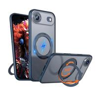 TECHGEAR MagSafe Coque pour iPhone 17 Air 6,1" avec anneau magnétique, protection fine et résistante aux chocs, dos transparent, protection d'appareil photo et d'écran, compatible avec iPhone 17 Air