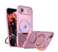 TECHGEAR MagSafe Coque pour iPhone 17 Air 6,1" avec anneau magnétique, protection fine et résistante aux chocs, dos transparent, protection d'appareil photo et d'écran, compatible avec iPhone 17 Air