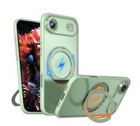 TECHGEAR MagSafe Coque pour iPhone 17 Air 6,1" avec anneau magnétique, protection fine et résistante aux chocs, dos transparent, protection d'appareil photo et d'écran, compatible avec iPhone 17 Air