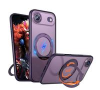 TECHGEAR MagSafe Coque pour iPhone 17 Air 6,1" avec anneau magnétique, protection fine et résistante aux chocs, dos transparent, protection d'appareil photo et d'écran, compatible avec iPhone 17 Air