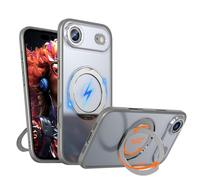 TECHGEAR MagSafe Coque pour iPhone 17 Air 6,1" avec anneau magnétique, protection fine et résistante aux chocs, dos transparent, protection d'appareil photo et d'écran, compatible avec iPhone 17 Air