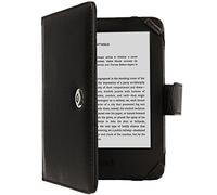 TECHGEAR Noir Étui Folio Kindle en cuir PU pour Amazon Kindle Paperwhite 5 / Paperwhite Signature/Paperwhite Kids 11ème Génération 2021 avec écran 6,8 pouces Coque [Fermoir Magnétique]