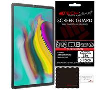 TECHGEAR [Pack de 5 Protection Écran Compatible avec Samsung Galaxy Tab S5e 10.5" (SM-T720 / SM-T725), Film de Protection Ultra Clair avec Chiffon de Nettoyage et Carte d'Application