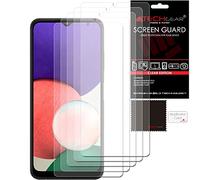 TECHGEAR [Pack de 5] Protections d'écran compatibles avec Samsung Galaxy A22 5G, Protections d'écran LCD CLAIR